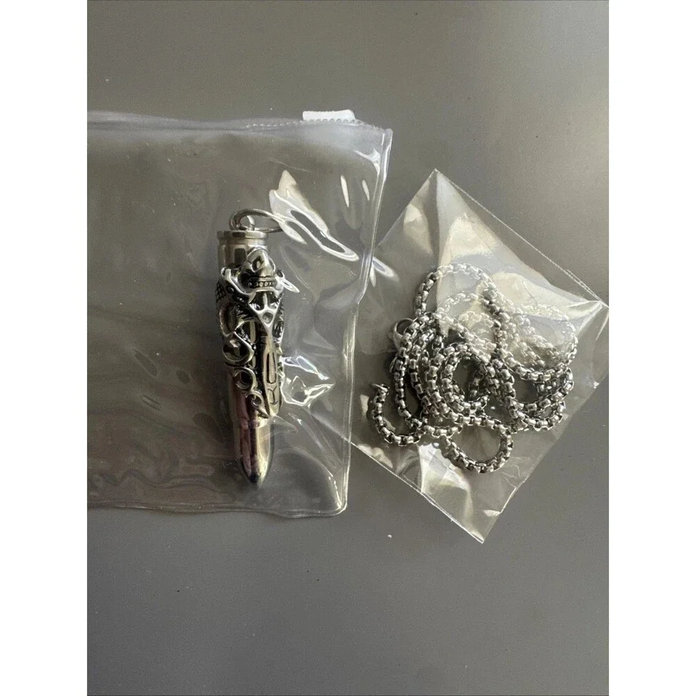 Silver Spark Jewels gun bullet